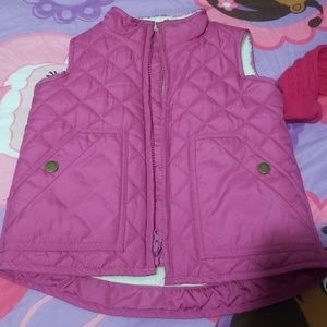 Fleece lined vest